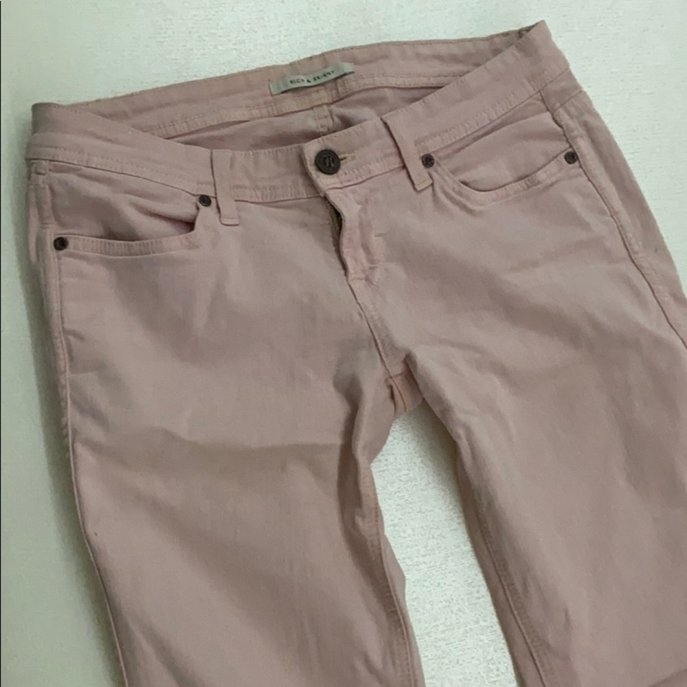 Rich & Skinny Gorgeous Light Pink Jeans Size 29
